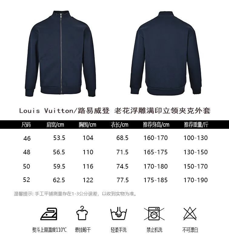 Louis Vuitton/Louis Vuitton Floral Embossed Fully Printed Stand Collar Jacket Jacket